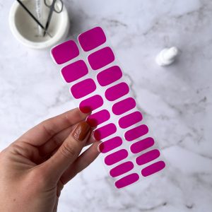 Gel Nail Stickers - Fuchsia Flair